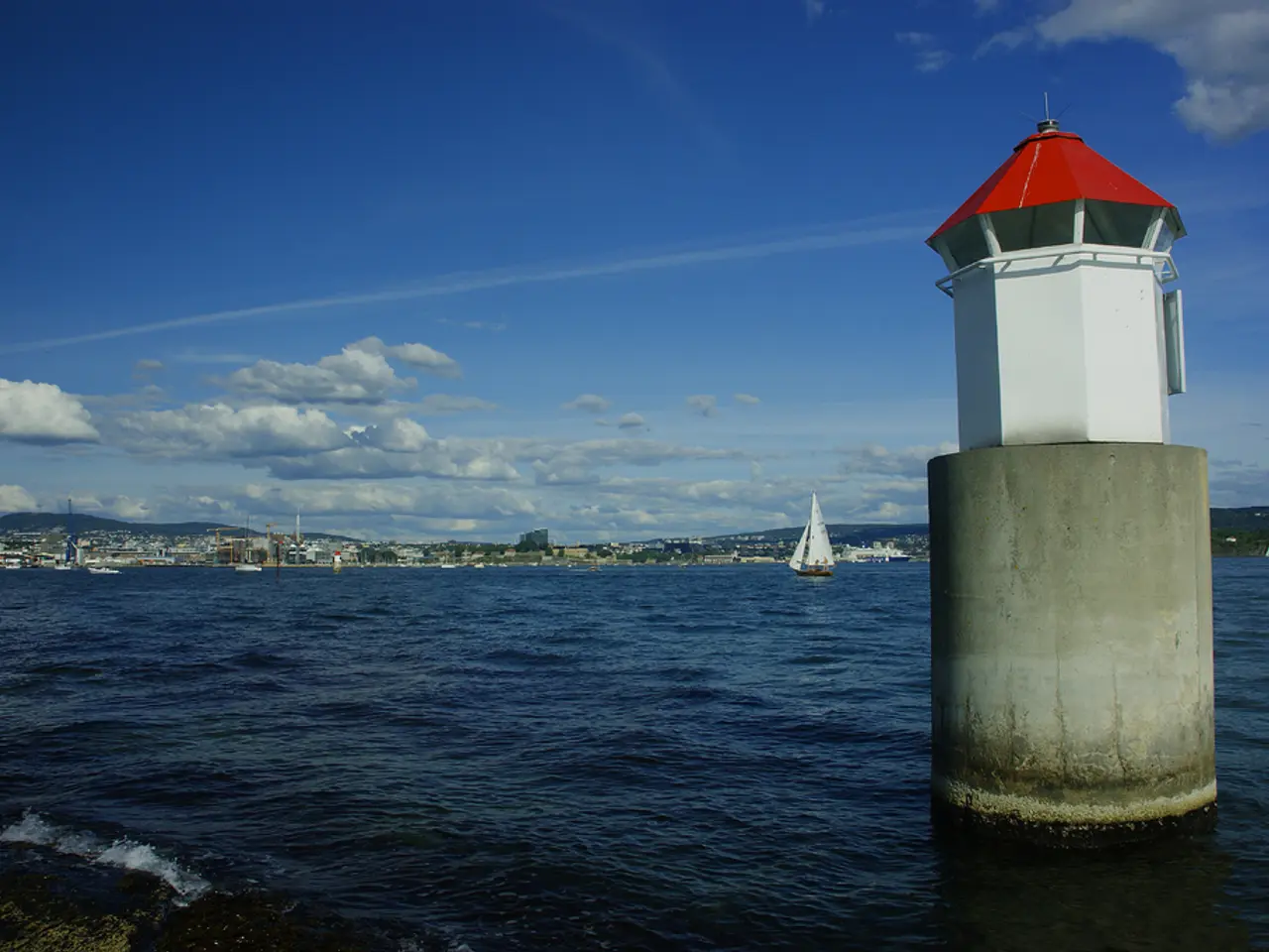 Seabirds orbit around the lighthouse on Tybee Island, one of the Sea Isles responsible for...