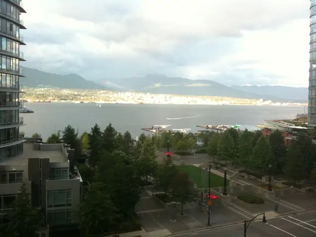 Invitation to swim in calm river waters at Mira's beachfront