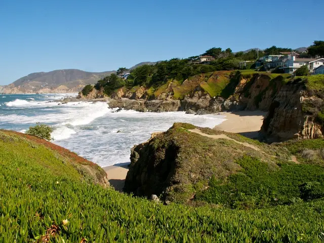 Beach Town St Ives during the Summer of 1993
