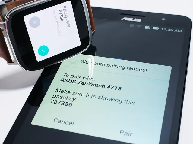 In this image we can see there is a mobile and a watch.